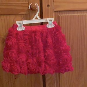 Toddle pink floral skirt 2T